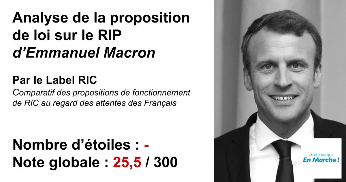 Analyse du Référendum d’Initiative Partagée d’Emmanuel Macron