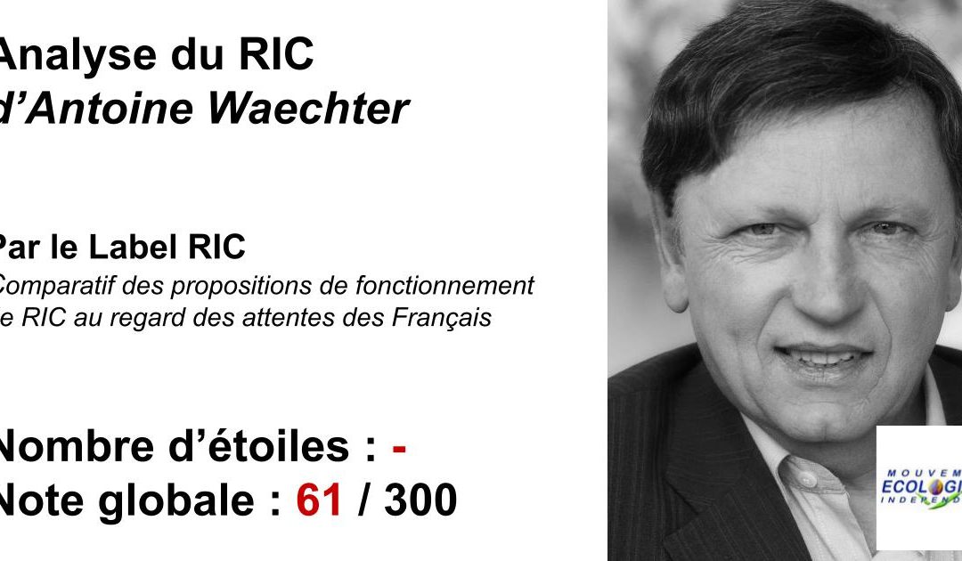 Analyse du RIC d’Antoine Waechter (2022)